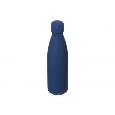 Вакуумная термобутылка "Vacuum bottle C1", soft touch, 500 мл, темно-синий с нанесением логотипа компании