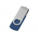 Флеш-карта USB 2.0 8 ГБ «Флэш С1», темно-синий с нанесением логотипа компании