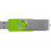 Флеш-карта USB 2.0 16 ГБ «Флэш С1», зеленое яблоко с нанесением логотипа компании