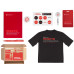 Welcome pack «Simple kit», красный с нанесением логотипа компании