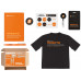 Welcome pack «Simple kit», оранжевый с нанесением логотипа компании