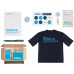 Welcome pack «Simple kit», белый с нанесением логотипа компании