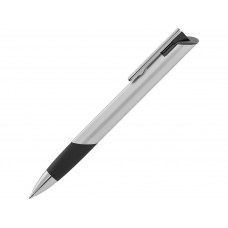 Ручка шариковая трехгранная UMA «TRIANGLE», серебристый с нанесением логотипа компании