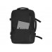 Водостойкий рюкзак-трансформер Convert для ноутбука 15", черный с нанесением логотипа компании