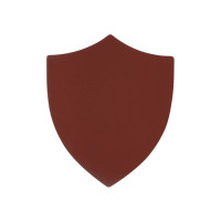 ПАТЧ ЩИТ nubuk (коричневый ) 6,6 х 5,5 см