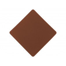 ПАТЧ РОМБ soft-touch (коричневый) 7,6 х 7,6 см