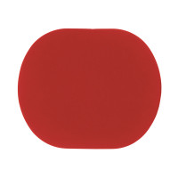 ПАТЧ ОВАЛ soft-touch (красный) 6,0 х 5,0 см