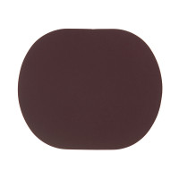 ПАТЧ ОВАЛ soft-touch (коричневый ) 6,0 х 5,0 см