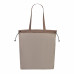 Шоппер Киппи с наружным карманом, бежевый с нанесением логотипа компании