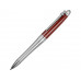 Ручка шариковая Nina Ricci модель «Sibyllin» в футляре, серебристый/красный с нанесением логотипа компании