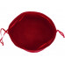 Чехол из войлока, красный с нанесением логотипа компании