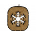 Подарочная коробка «Снежинка», малая с нанесением логотипа компании