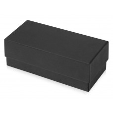 Подарочная коробка с эфалином Obsidian S 160х70х60, черный с нанесением логотипа компании