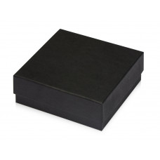Подарочная коробка с эфалином Obsidian M 167 х 157 х 63, черный с нанесением логотипа компании