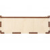 Деревянная подарочная коробка, 122 х 45 х 122 мм с нанесением логотипа компании