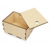Деревянная подарочная коробка-пенал, размер М с нанесением логотипа компании
