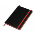Подарочный набор Bruno Visconti «Megapolis Soft»: ежедневник А5 недат., ручка шарик., черный/красный с нанесением логотипа компании