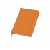 Подарочный набор Vision Pro soft-touch с ручкой и блокнотом А5, оранжевый с нанесением логотипа компании