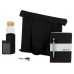 Welcome pack "Color Refine", черный с нанесением логотипа компании