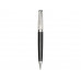 Набор William Lloyd : ручка шариковая и подставка, черный/серебристый с нанесением логотипа компании