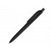Подарочный набор Vision Pro soft-touch с ручкой и блокнотом А5, черный с нанесением логотипа компании