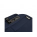 Чемодан TORBER Brosno, синий, нейлон 600D, 43,5 х 26 х 68 см, 56 л с нанесением логотипа компании