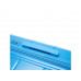 Чемодан TORBER В Отпуск, синий, полипропилен, 54,5 х 33,5 х 79 см, 135 л с нанесением логотипа компании