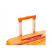 Чемодан TORBER В Отпуск, оранжевый, полипропилен, 54,5 х 33,5 х 79 см, 135 л с нанесением логотипа компании