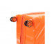 Чемодан TORBER В Отпуск, оранжевый, полипропилен, 54,5 х 33,5 х 79 см, 135 л с нанесением логотипа компании