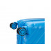 Чемодан TORBER В Отпуск, синий, полипропилен, 36 х 21,5 х 55 см, 38 л с нанесением логотипа компании