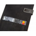 Бизнес блокнот А5 "Freya" с клапаном и карманом для визиток, твердая обложка, 128 листов, черный и свет с нанесением логотипа компании
