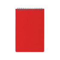 Блокнот А5 на гребне "Pragmatic" 60 листов в линейку, красный