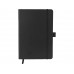 Блокнот "ColorNote Black", твердая обложка A5, 80 листов, черный с нанесением логотипа компании