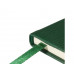 Блокнот А5 "Megapolis Loft", зеленый с нанесением логотипа компании
