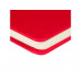 Блокнот А5 "Megapolis Velvet", красный с нанесением логотипа компании