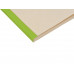 Блокнот А5 из переработанного тростника и RPET "Adiantum", 80 листов, гибкая обложка, зеленое яблоко с нанесением логотипа компании