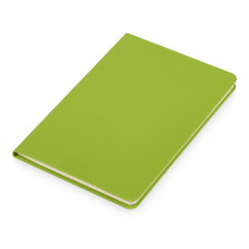Блокнот "Wispy", твердая обложка A5, 64 листа, зеленое яблоко с нанесением логотипа компании