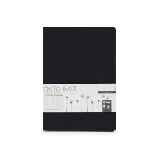 Скетчбук "Sketch & Art" в мягком переплете 147х210 мм, 24 л. белой бумаги 150 г/м2, черный Скетчбук "Sketch & Art" в мягком переплете 147х210 мм, 24 л. белой бумаги 150 г/м2, черный