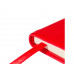 Блокнот А5 "Megapolis Nebraska", красный с нанесением логотипа компании