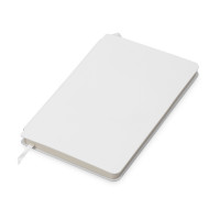 Блокнот «Notepeno» 130x205 мм с тонированными линованными страницами, белый