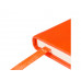 Блокнот А5 "Megapolis Loft", оранжевый с нанесением логотипа компании