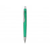 Блокнот "Контакт" с ручкой, зеленый с нанесением логотипа компании
