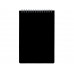 Блокнот А5 на гребне "Pragmatic" 60 листов в линейку, черный с нанесением логотипа компании