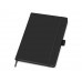 Блокнот "ColorNote Black", твердая обложка A5, 80 листов, черный с нанесением логотипа компании