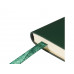 Блокнот А5  "City Flex" на резинке, зеленый с нанесением логотипа компании