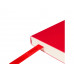 Блокнот А5 "Megapolis Flex Velvet", красный с нанесением логотипа компании