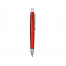 Блокнот "Контакт" с ручкой, красный с нанесением логотипа компании