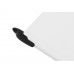 Блокнот «Notepeno» 130x205 мм с тонированными линованными страницами, белый с нанесением логотипа компании