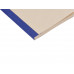 Блокнот А5 из переработанного тростника и RPET "Adiantum", 80 листов, гибкая обложка, синий с нанесением логотипа компании