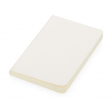 Блокнот "Softy 2.0", гибкая обложка A6, 80 листов, белый с нанесением логотипа компании